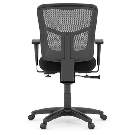 Officesource CoolMesh Basic Collection Task Chair with Arms and Black Frame 7621ANSFBL